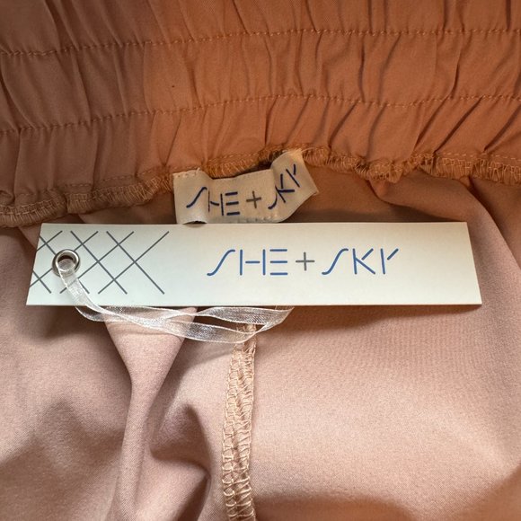 NWT! She + Sky Sandy Taupe Joggers - Picture 8 of 9